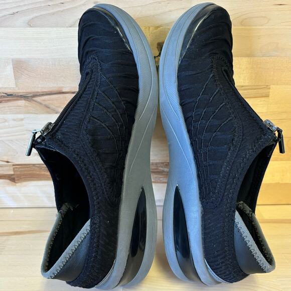 BZees Black Comfort Washable Zipper Top Shoe W9 - Picture 5 of 9